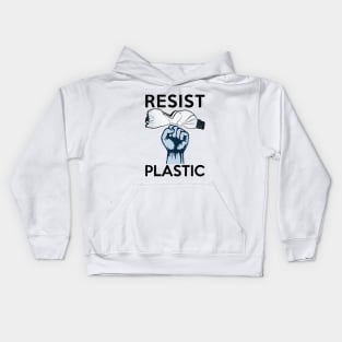 Resist Plastic Pollution Kids Hoodie